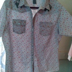 Wrangler blues western shirt XXL